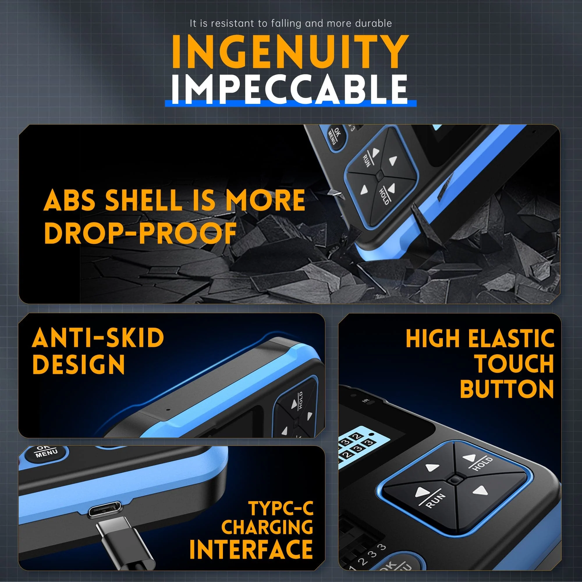 FNIRSI® DSO-TC3 3-IN-1 Handheld 500KHz 10MS/s Digital Oscilloscopes Signal Generator Transistor Tester - Image 8