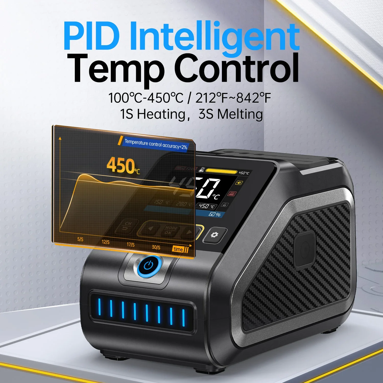 FNIRSI® DWS-200 200W Power Rapid Heating Soldering Iron Station Kit - Image 4