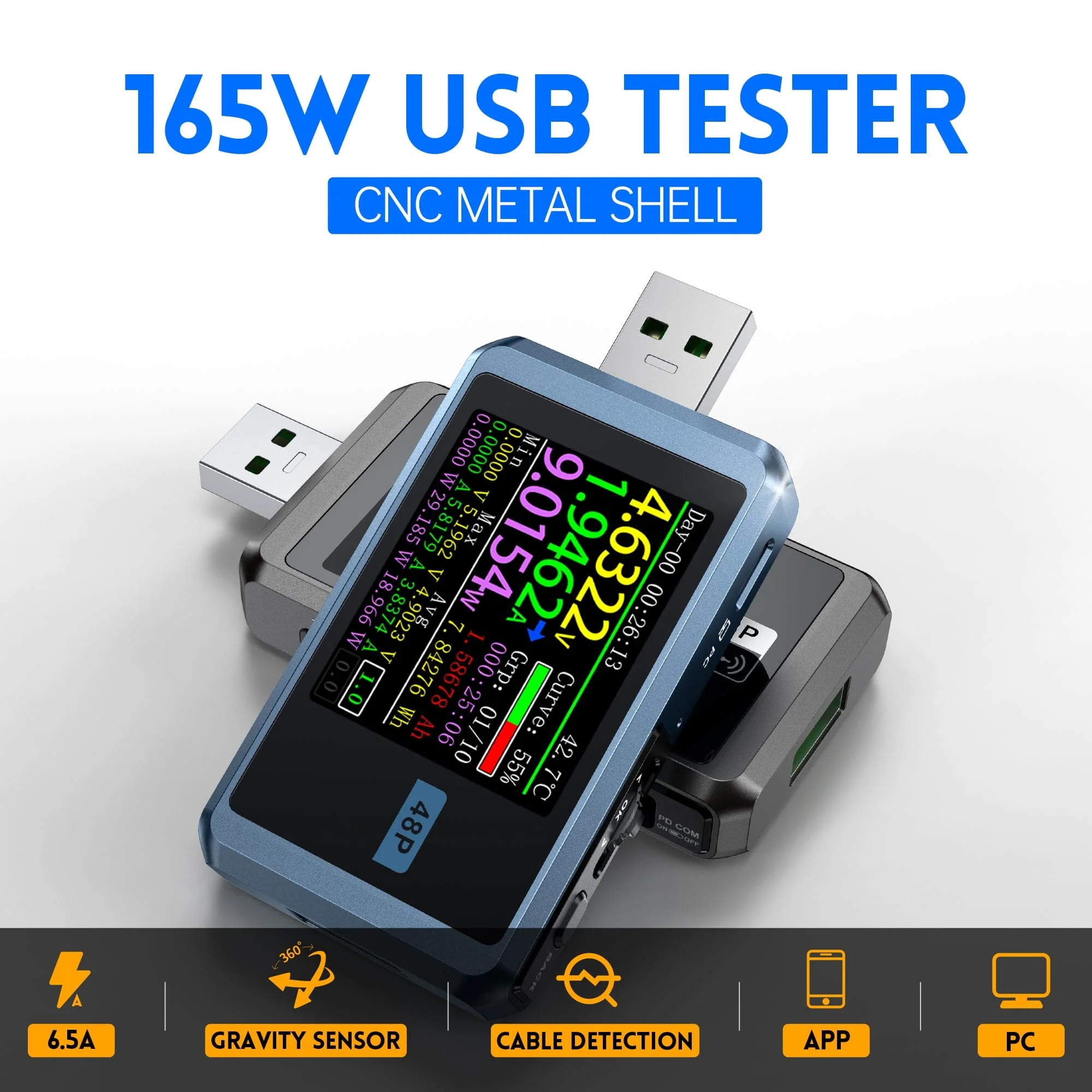 FNIRSI® FNB48P USB Fast Charge Tester - Image 6