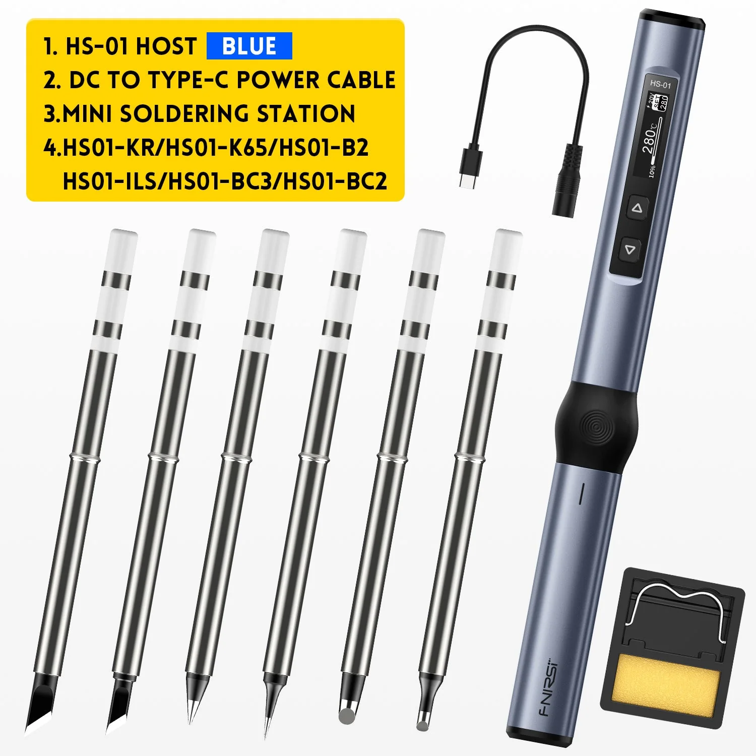 FNIRSI® HS-01 Intelligent Soldering Iron - Image 12