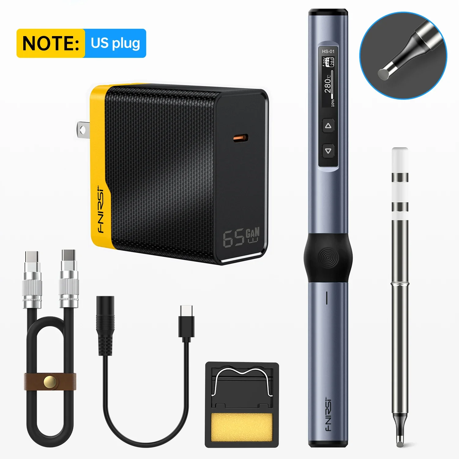 FNIRSI® HS-01 Intelligent Soldering Iron - Image 15