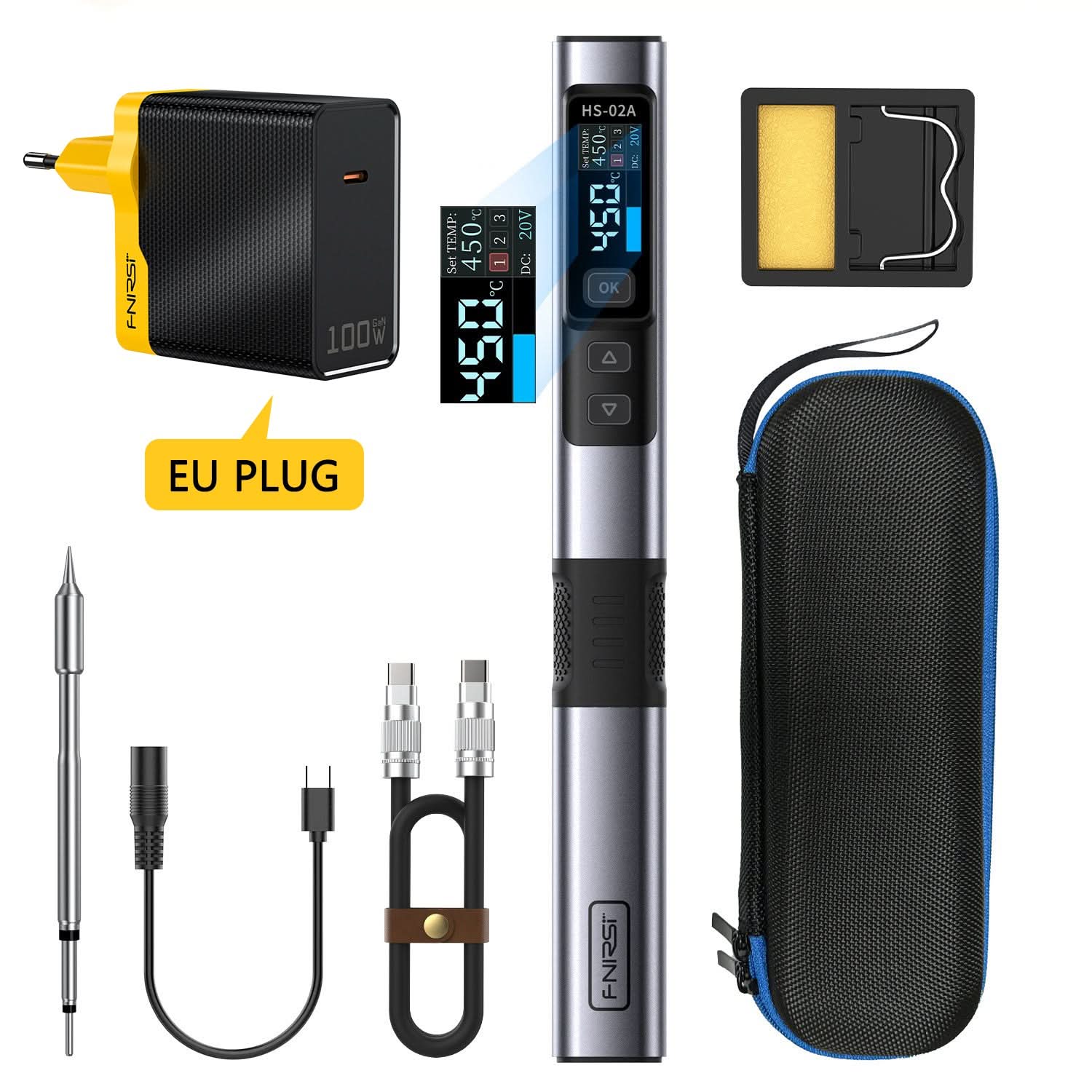 FNIRSI® HS-02 Intelligent Soldering Iron - Image 10