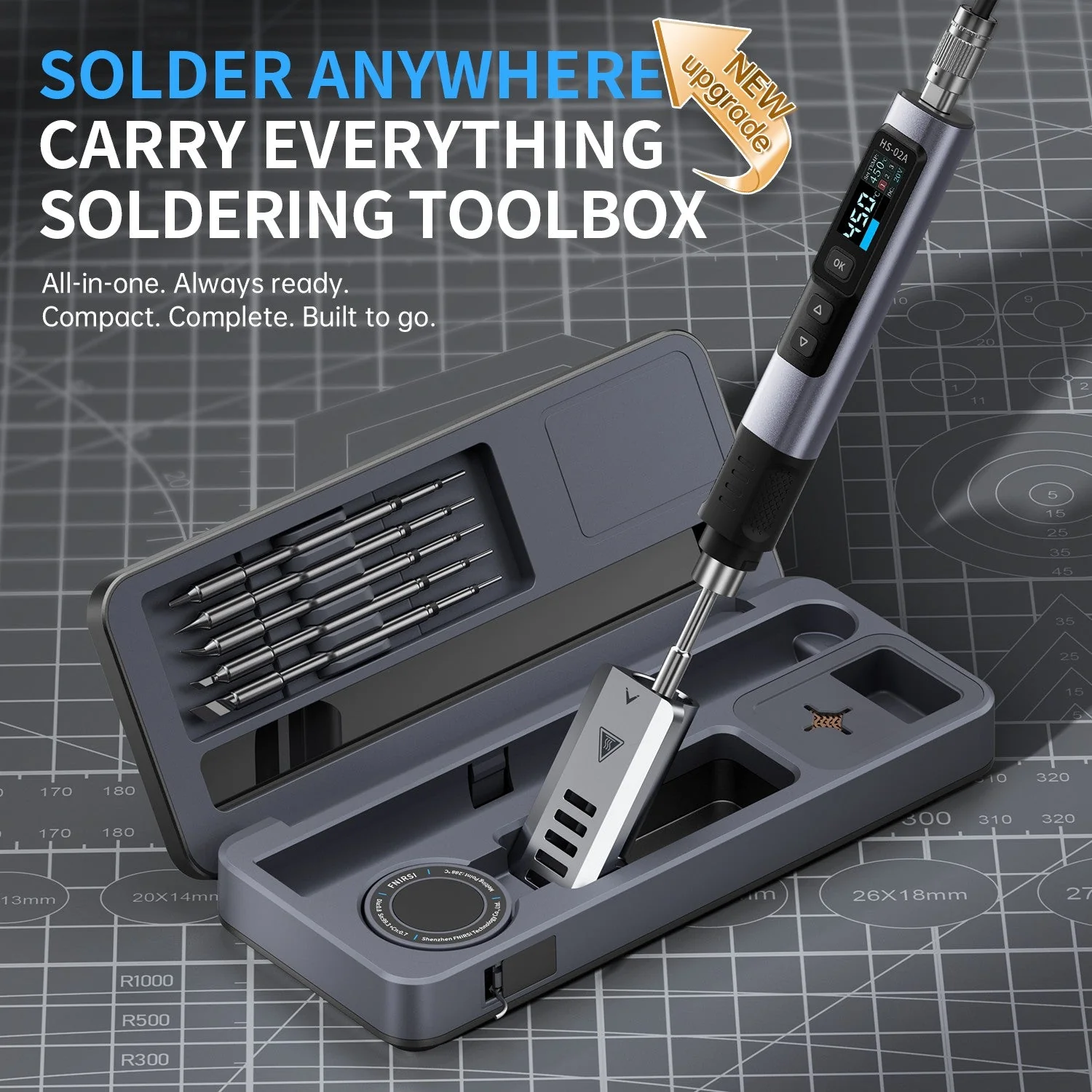 FNIRSI® HS-02 Intelligent Soldering Iron - Image 3