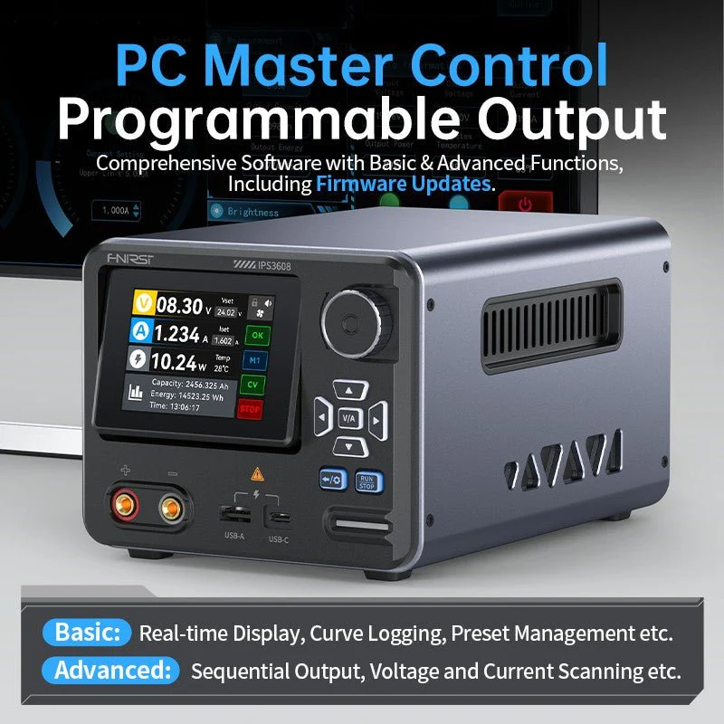FNIRSI® IPS3608 AC-DC Intelligent Digital Control Power Supply - Image 7
