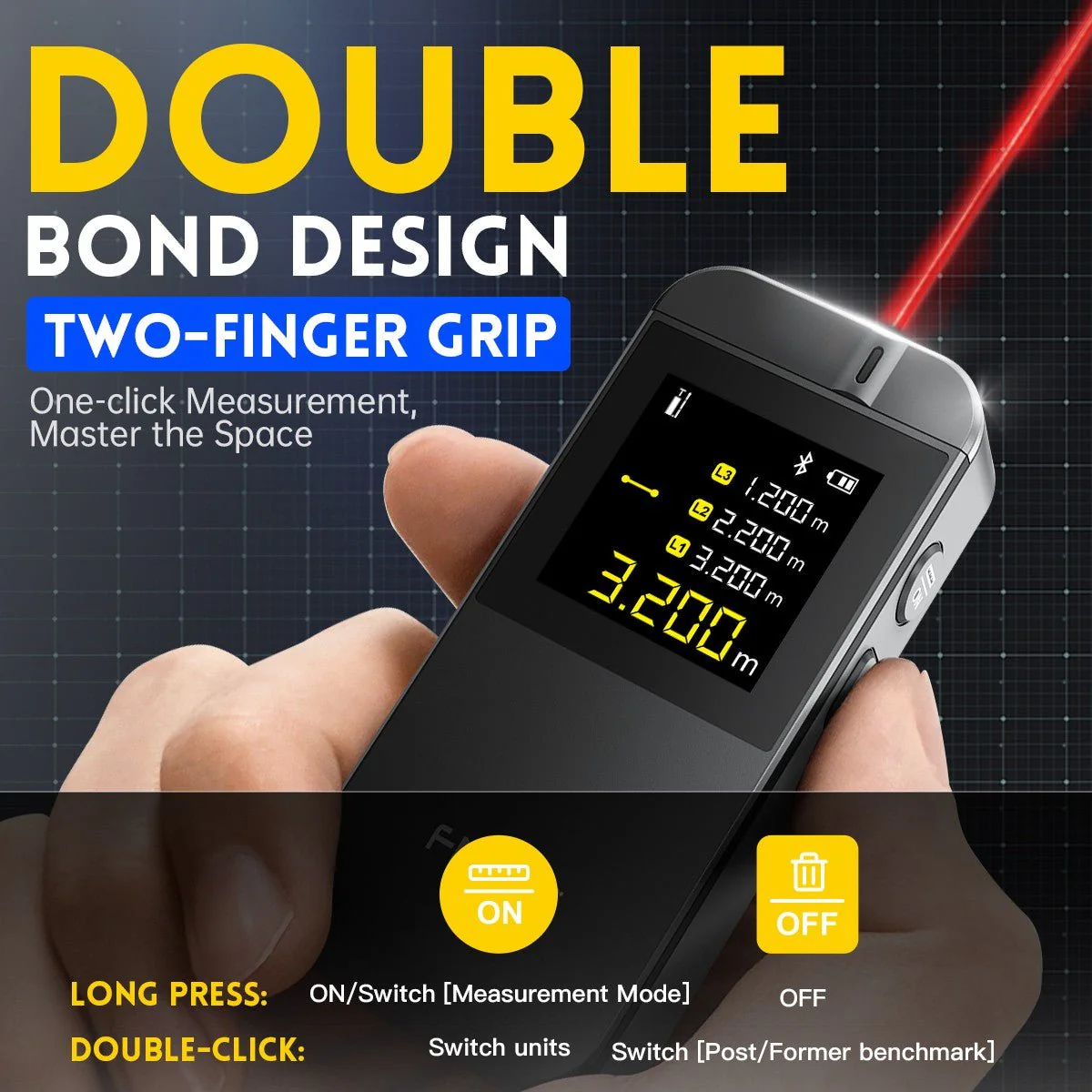 FNIRSI® IR40 Smart Laser Rangefinder - Image 6