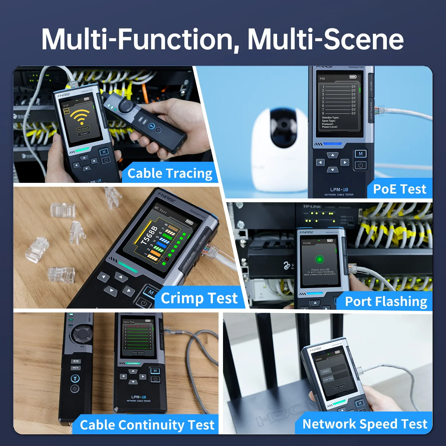 FNIRSI® LPM-10A Multifunctional Network Cable Tracker - Image 9