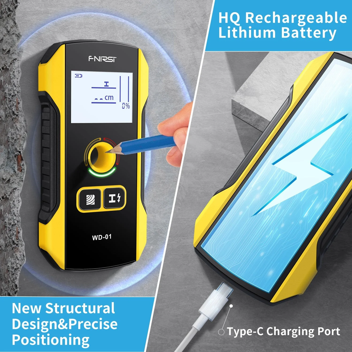 FNIRSI® WD-01 Wall Detector Scanner - Image 6