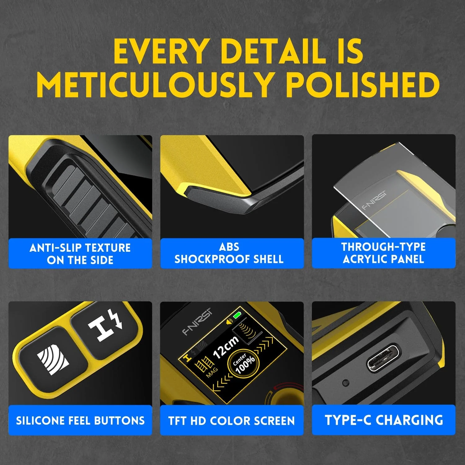 FNIRSI® WD-02 Wall Detector Scanner - Image 7