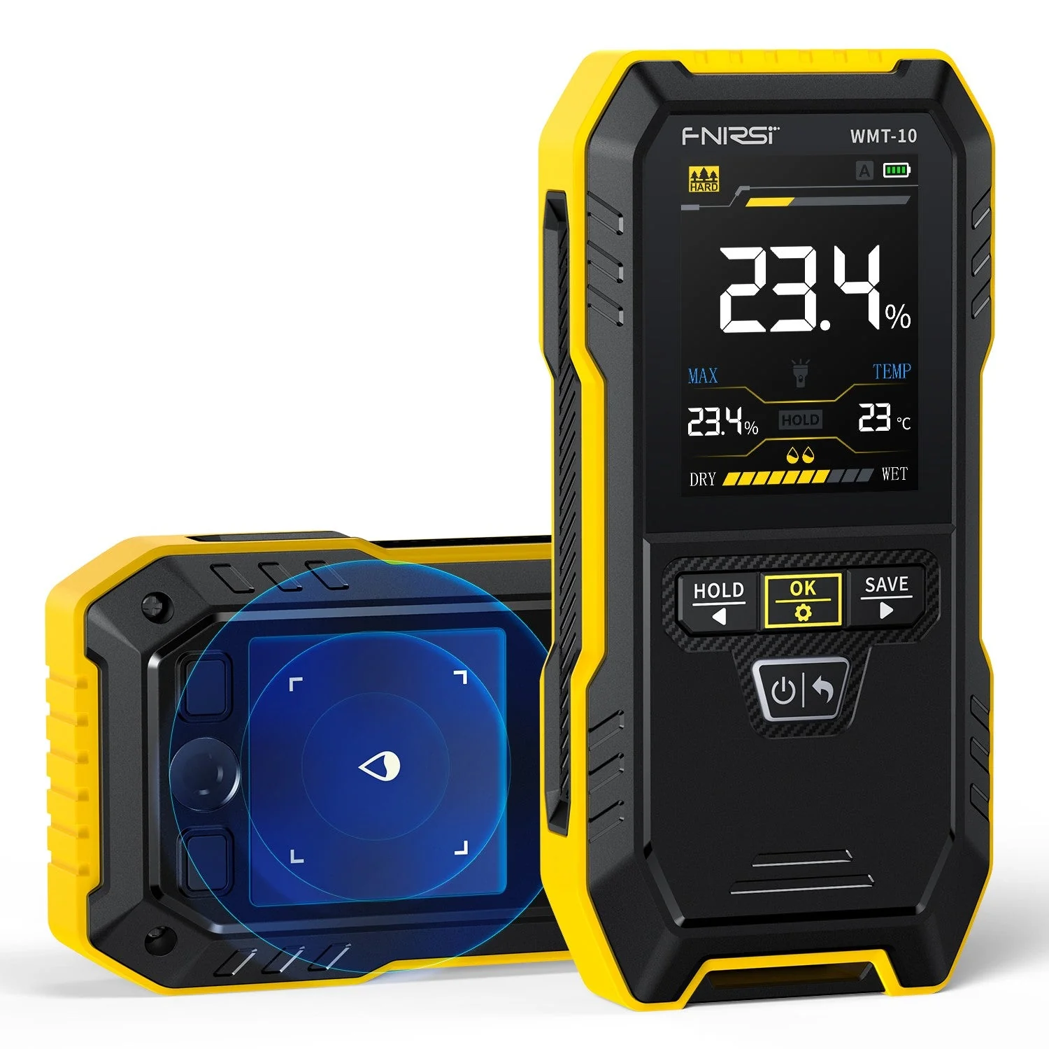 FNIRSI® WMT-10 Non-contact Inductive Wood & Wall Moisture Meter Hygrometer - Image 11